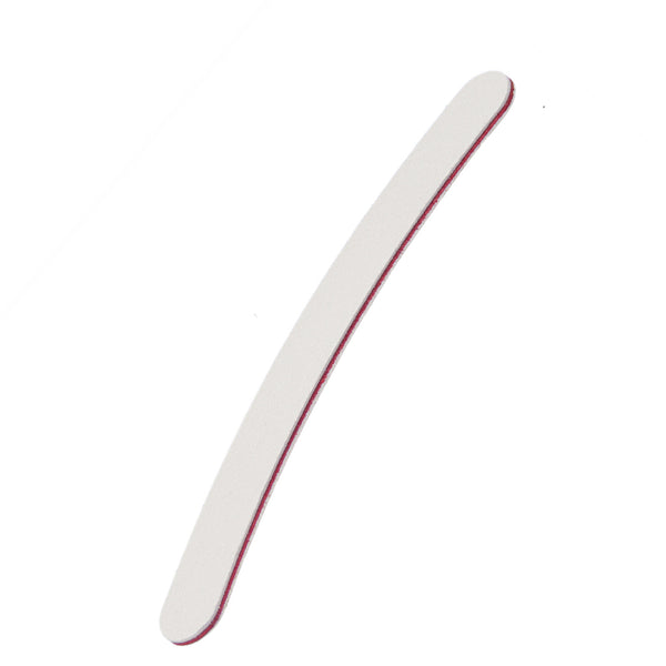Nagelfeile gebogen 100/180 Weiß, 100 Stück